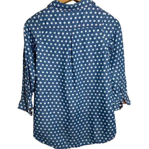 Matilda Jane Top Girl's Size 8 Polka Dot Believe From The Heart Tunic 24446T - Picture 2 of 6